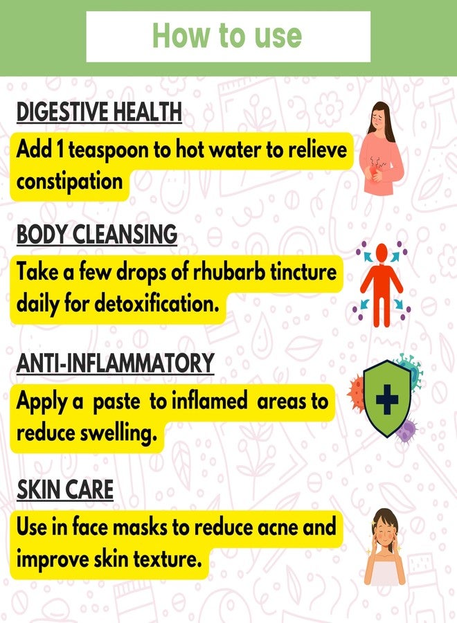 IndianJadiBooti Revand Chini Powder (Himalayan Rhubarb) | 100g | Rheum Emodi Root | Archu/Rewand Chini | Natural Digestive Support & Traditional Tooth Powder Ingredient - Image 5